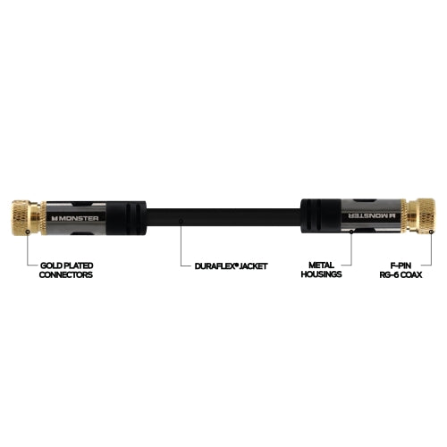 High-Performance RG-6 Quad Shield Coaxial Cable for High-Speed Internet