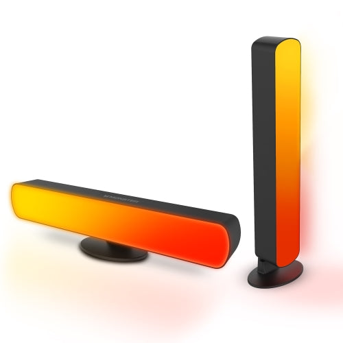 Smart LED Light Bars 2 Pack, Multi-Color Sound Reactive Dimmable Razor Chroma
