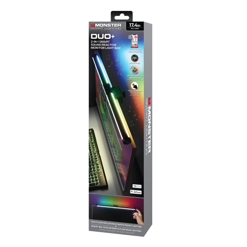 Duo Monitor Light Bar: Reduce Glare, Enhance Comfort, Boost Style, Level Up Your Gaming Atmosphere
