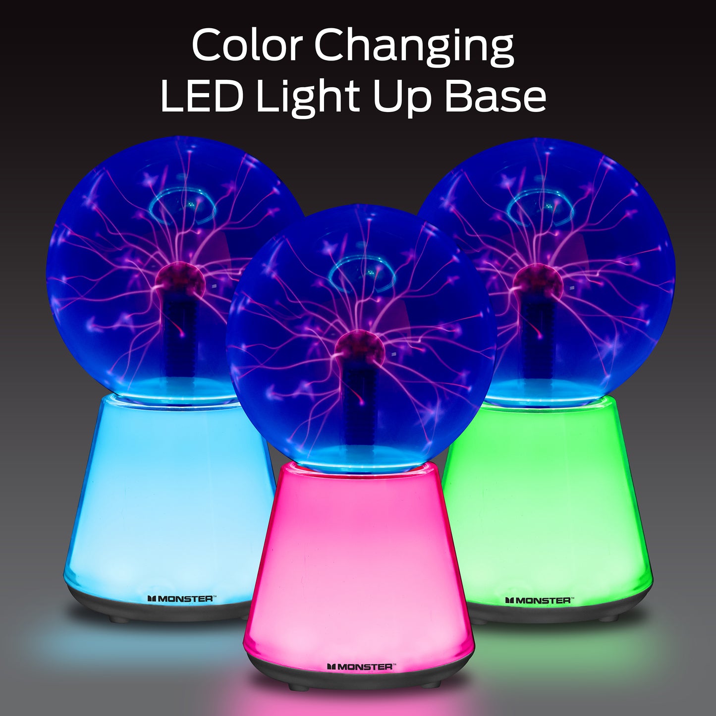 5.5" Plasma Sphere Multicolor Base, Timer Mode, Control Electrostatic Flow with Touch