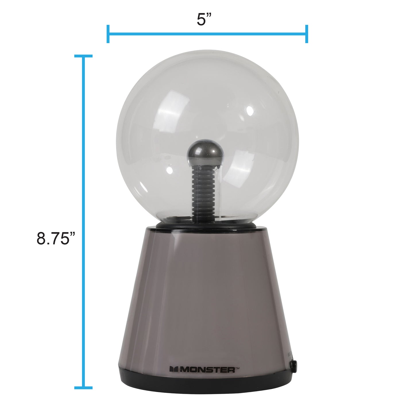 5.5" Plasma Sphere Multicolor Base, Timer Mode, Control Electrostatic Flow with Touch