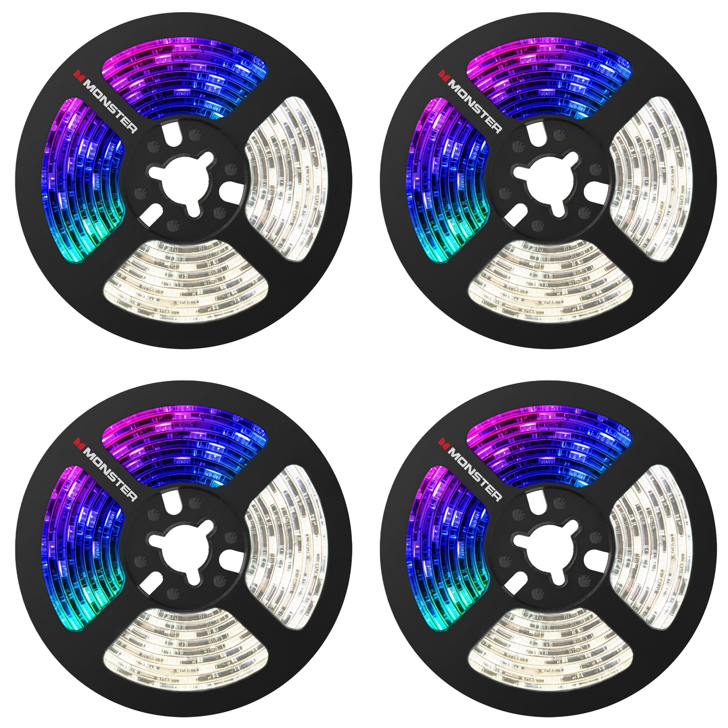 6.5 ft Multi-Color LED Light Strip, Multi-White