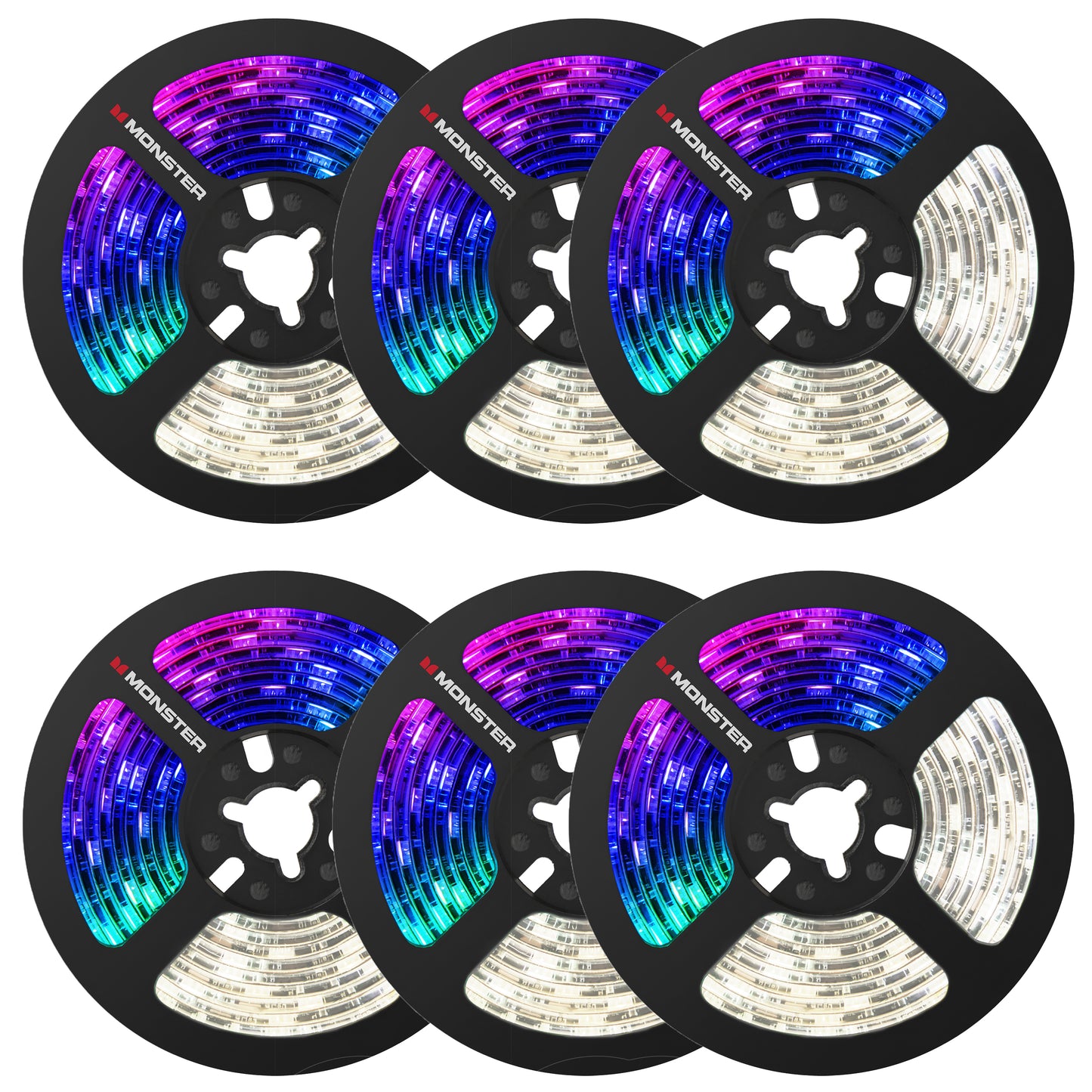 6.5 ft Multi-Color LED Light Strip, Multi-White