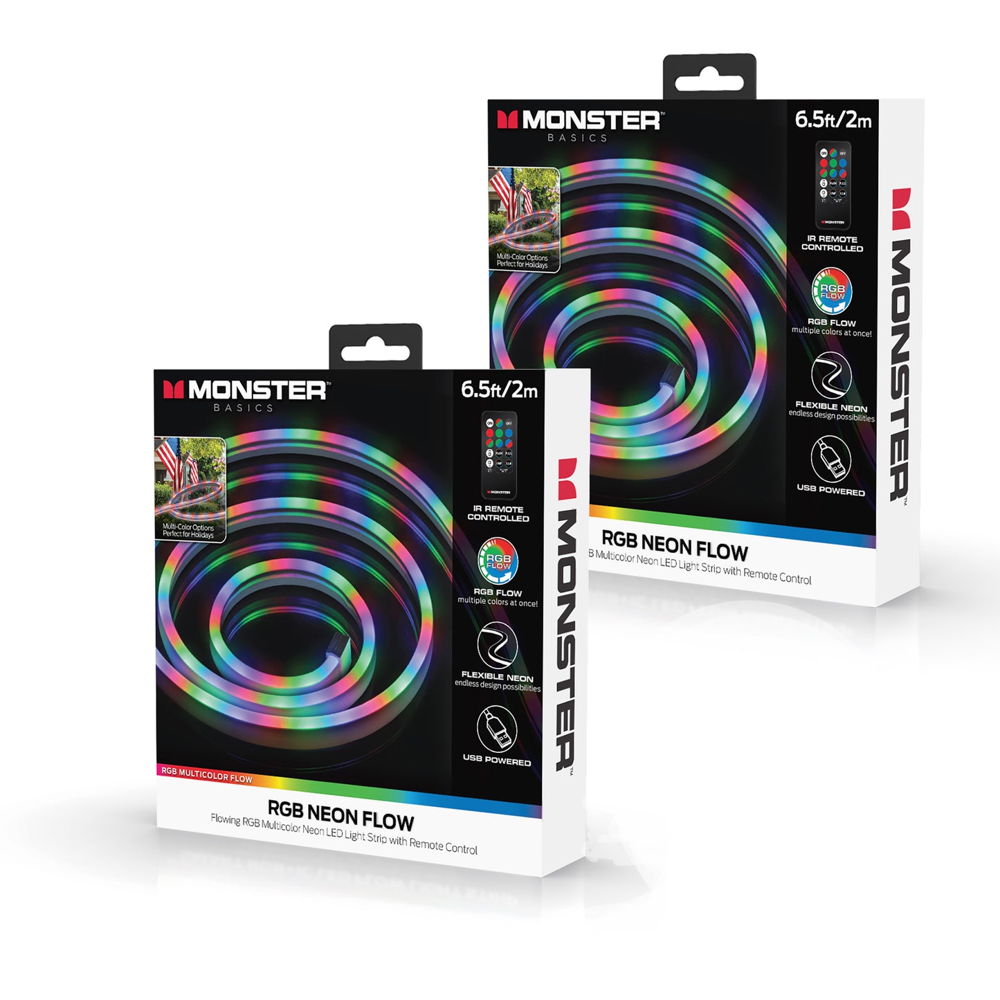 6.5ft Color-Flow Neon Indoor Multi-Color LED Light Strip