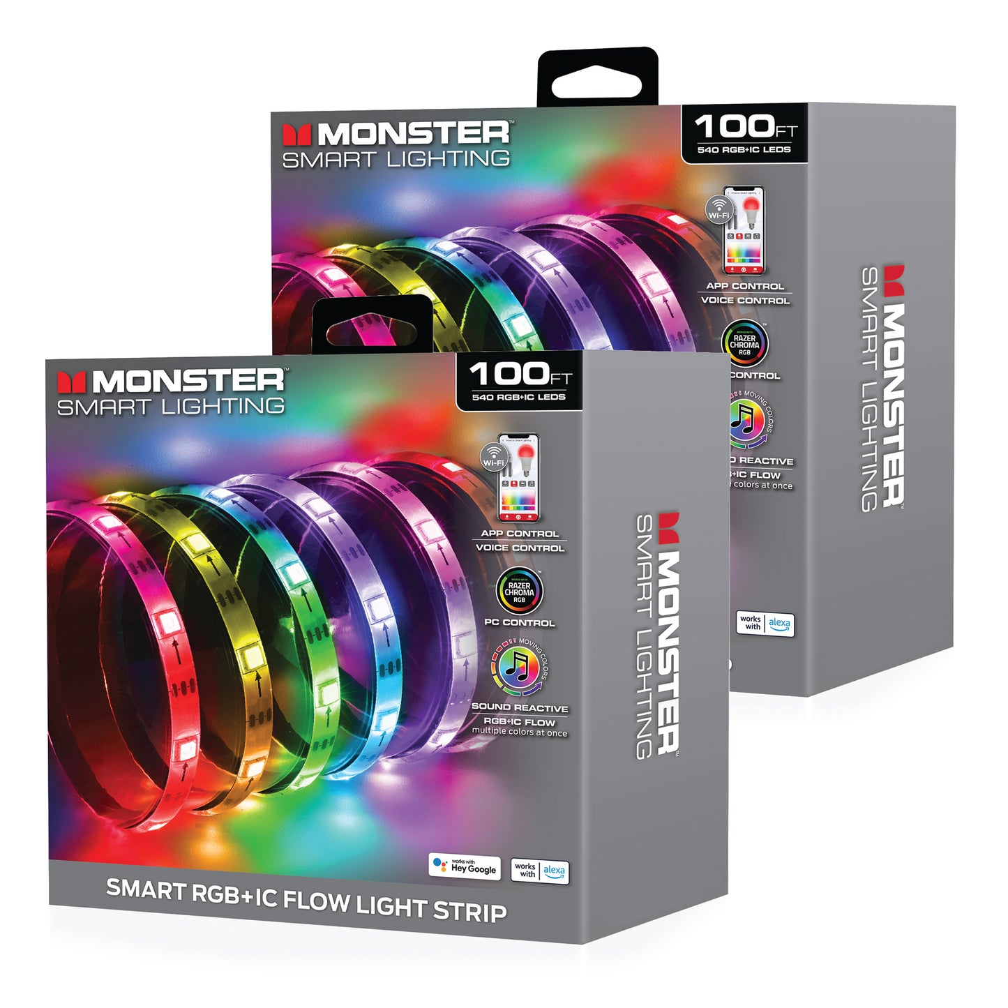Smart Sound Reactive Color Flow Indoor LED Light Strip, Razer Chroma