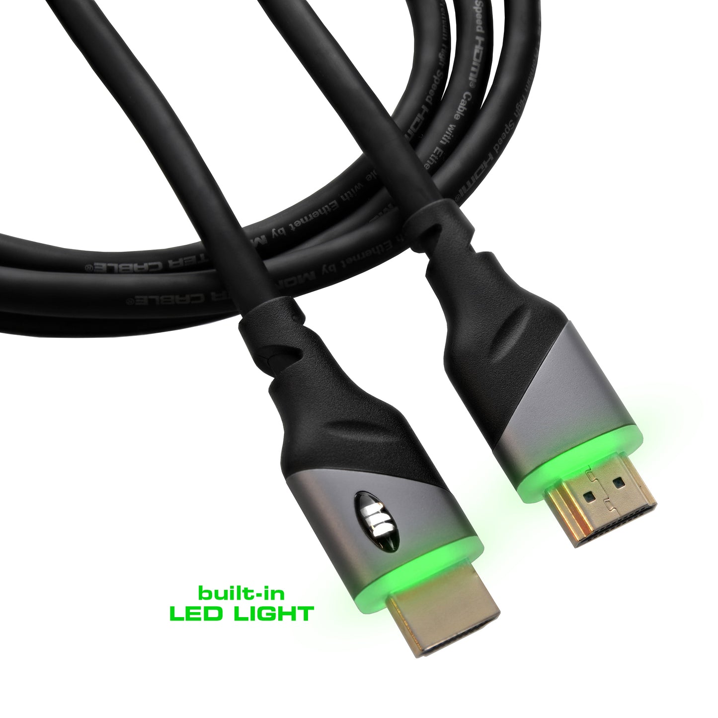 Built-in LED Light 4K HDR 6ft High Speed HDMI Cable