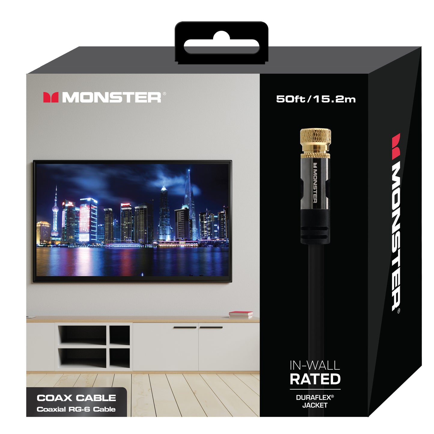 High-Performance RG-6 Quad Shield Coaxial Cable for High-Speed Internet