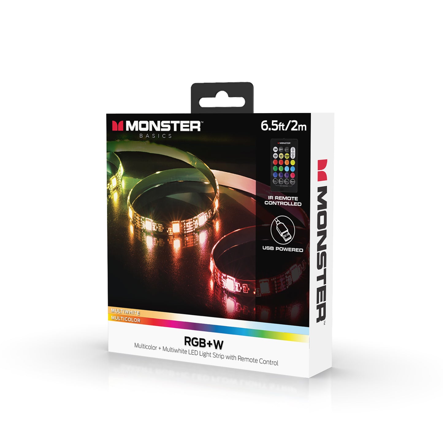 6.5 ft Multi-Color LED Light Strip, Multi-White