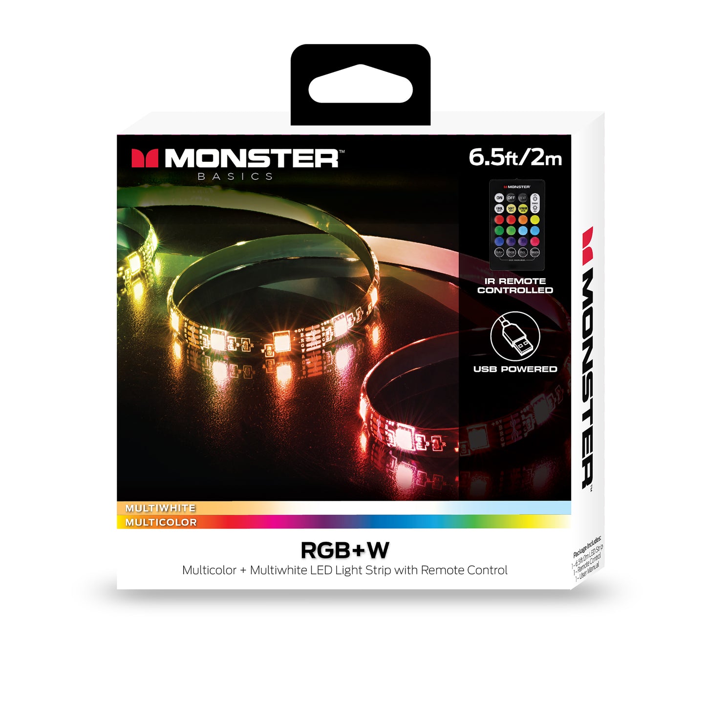 6.5 ft Multi-Color LED Light Strip, Multi-White