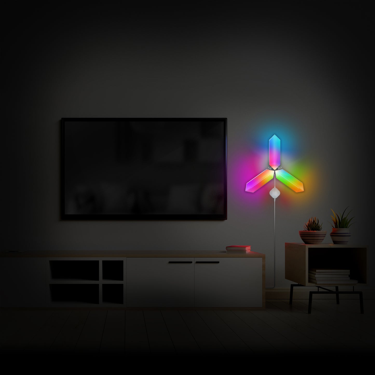 Smart Wi-Fi 3D 3-Segment Digit LED Art Panel Starter Kit