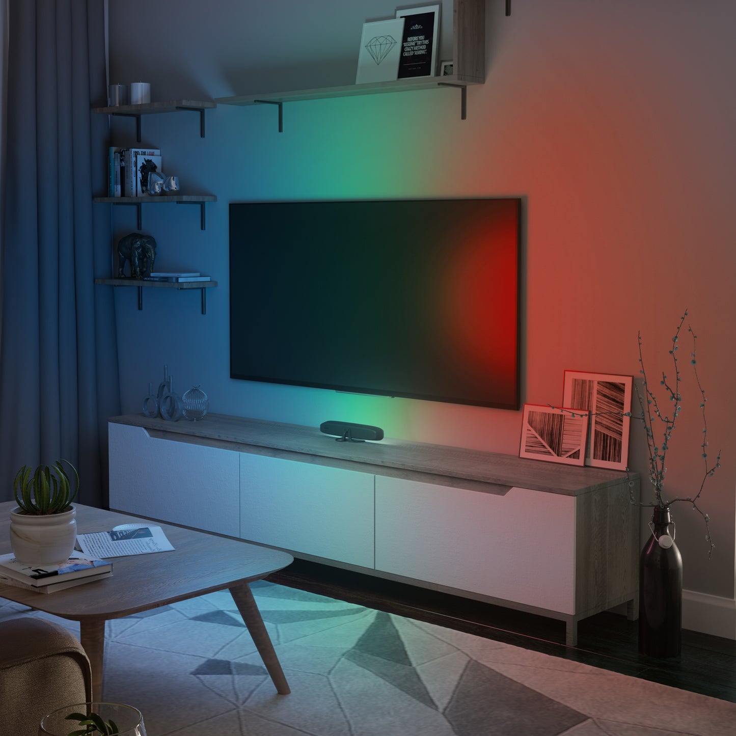 Smart Sound Reactive Multi-Color LED Light Bar
