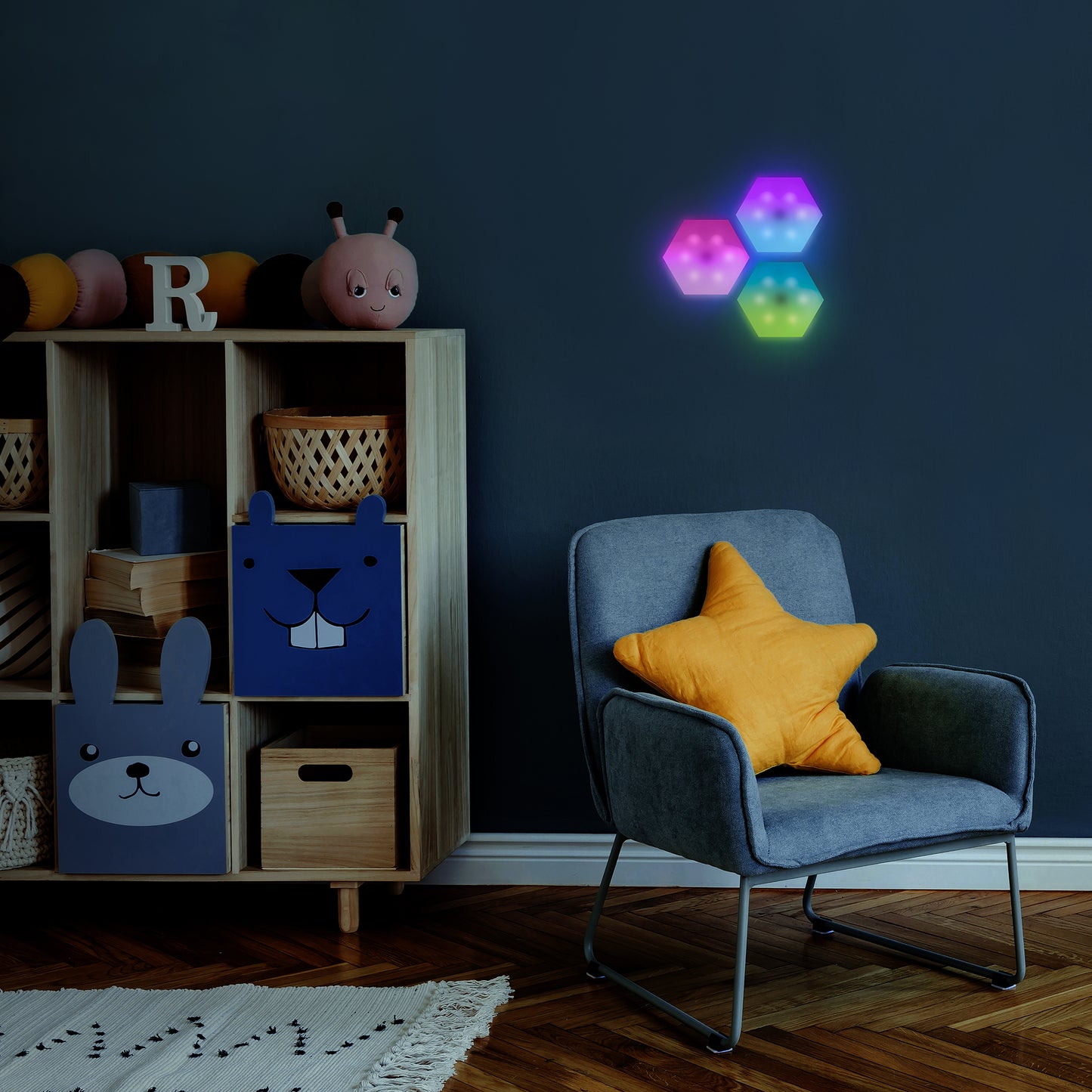 3-Pack Multi-Color LED Touch Light, 4 Unique Color-Changing Modes