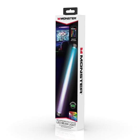 Rechargeable Multi-Color Beam Light With Suction Mount, Remote Control