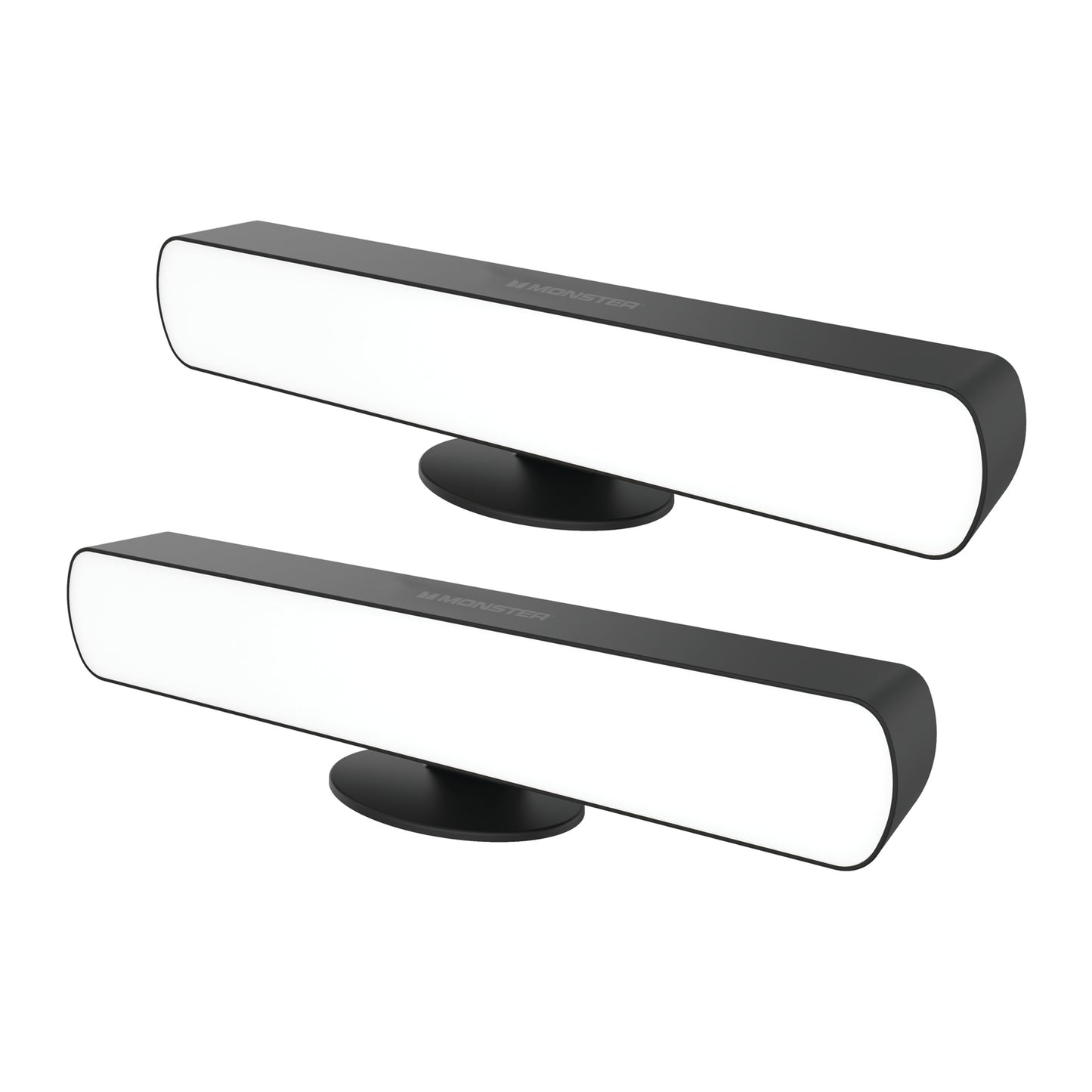 2-Pack Multi-Color LED Light Bar with Multi-Position Base