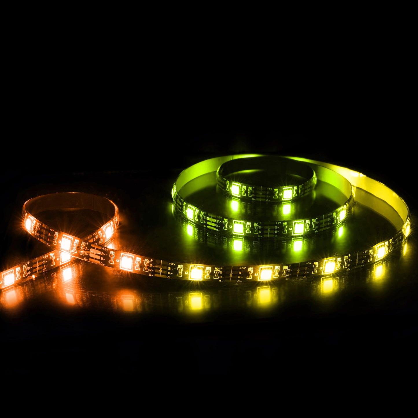 Sound Reactive Multicolor Indoor LED Light Strip, Remote Controlled
