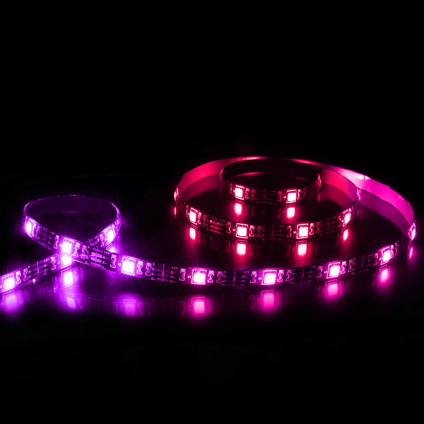 Sound Reactive Multicolor Indoor LED Light Strip, Remote Controlled