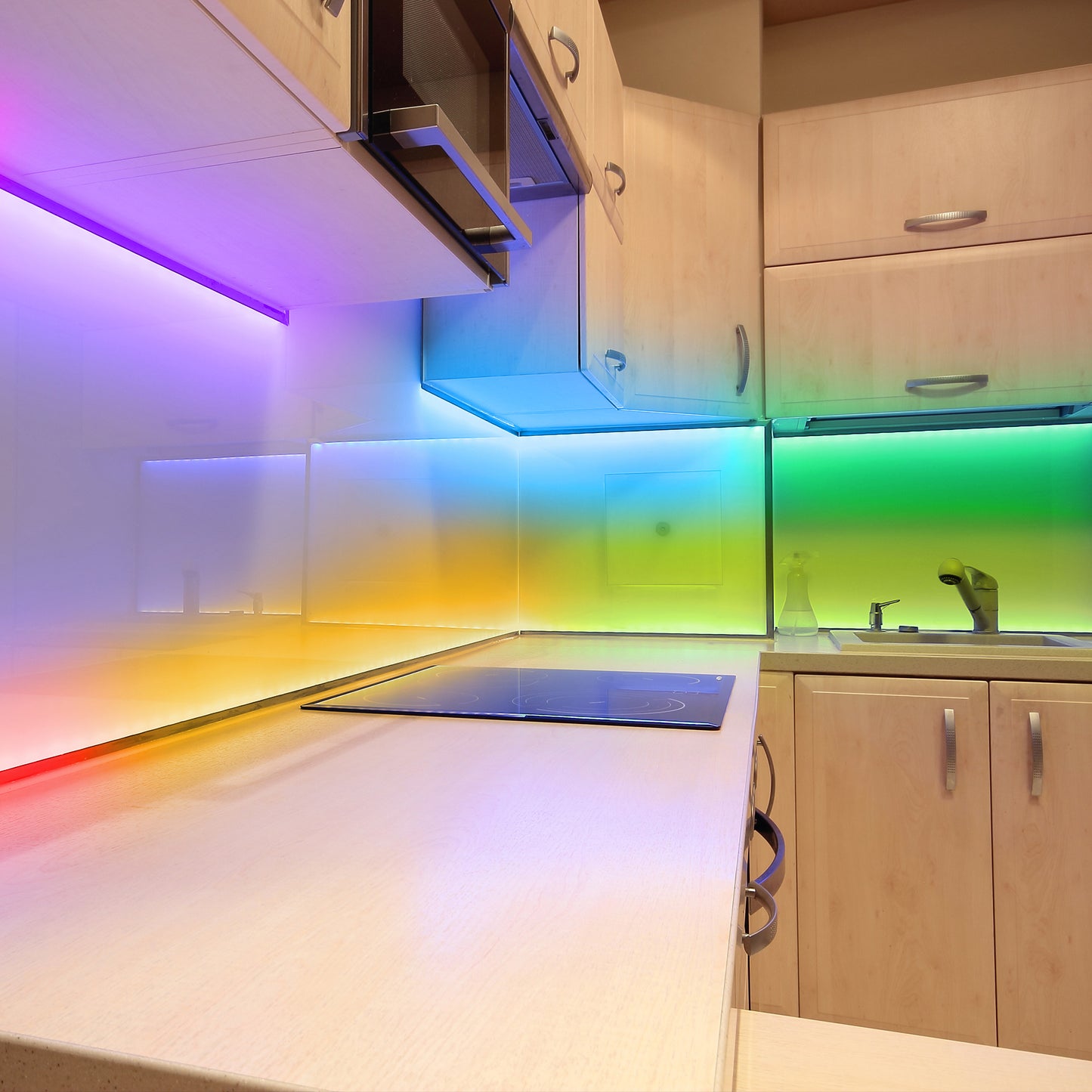 Sound Reactive Multicolor Indoor LED Light Strip, Remote Controlled