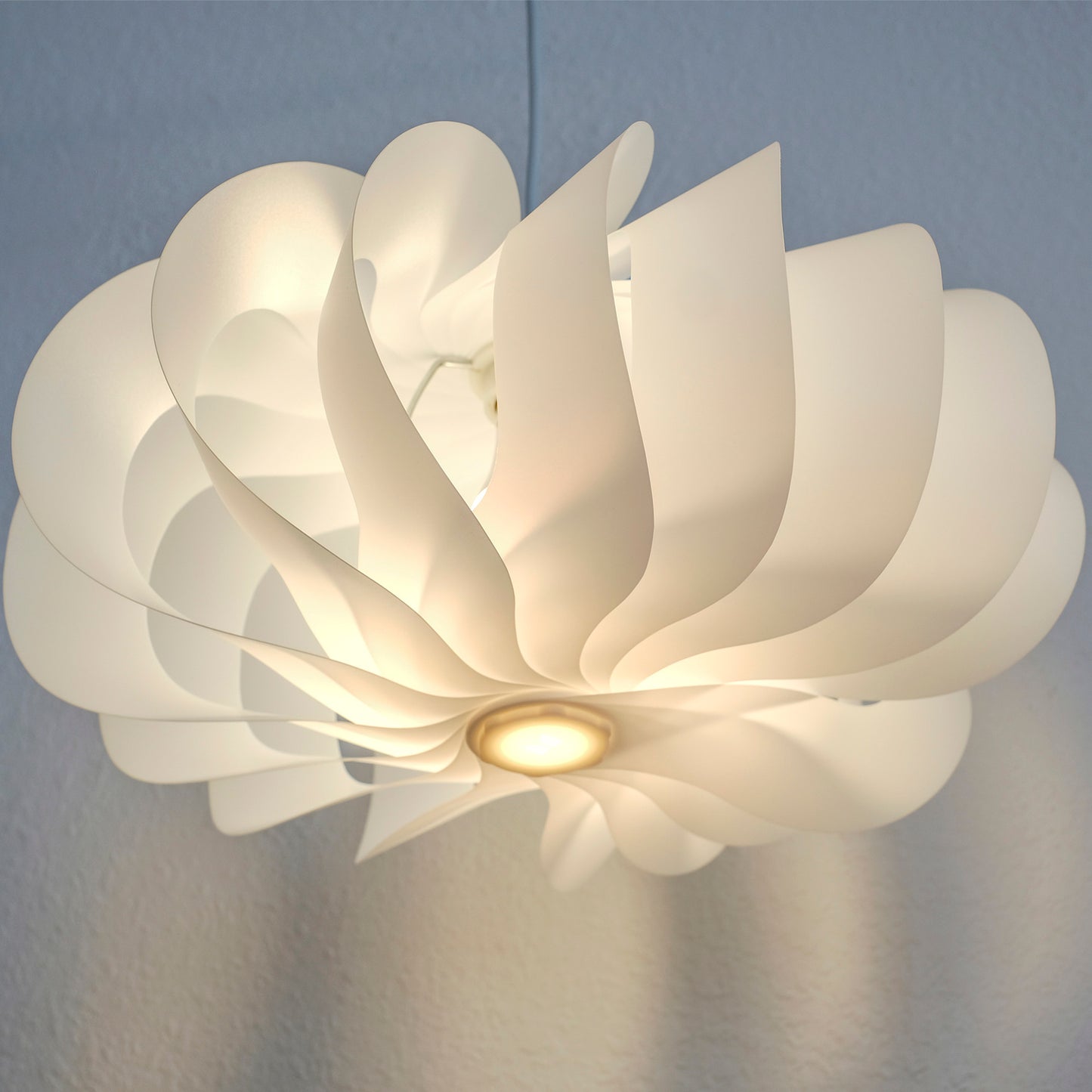15ft Curved Smart App Multi-Color Hanging Pendant Light