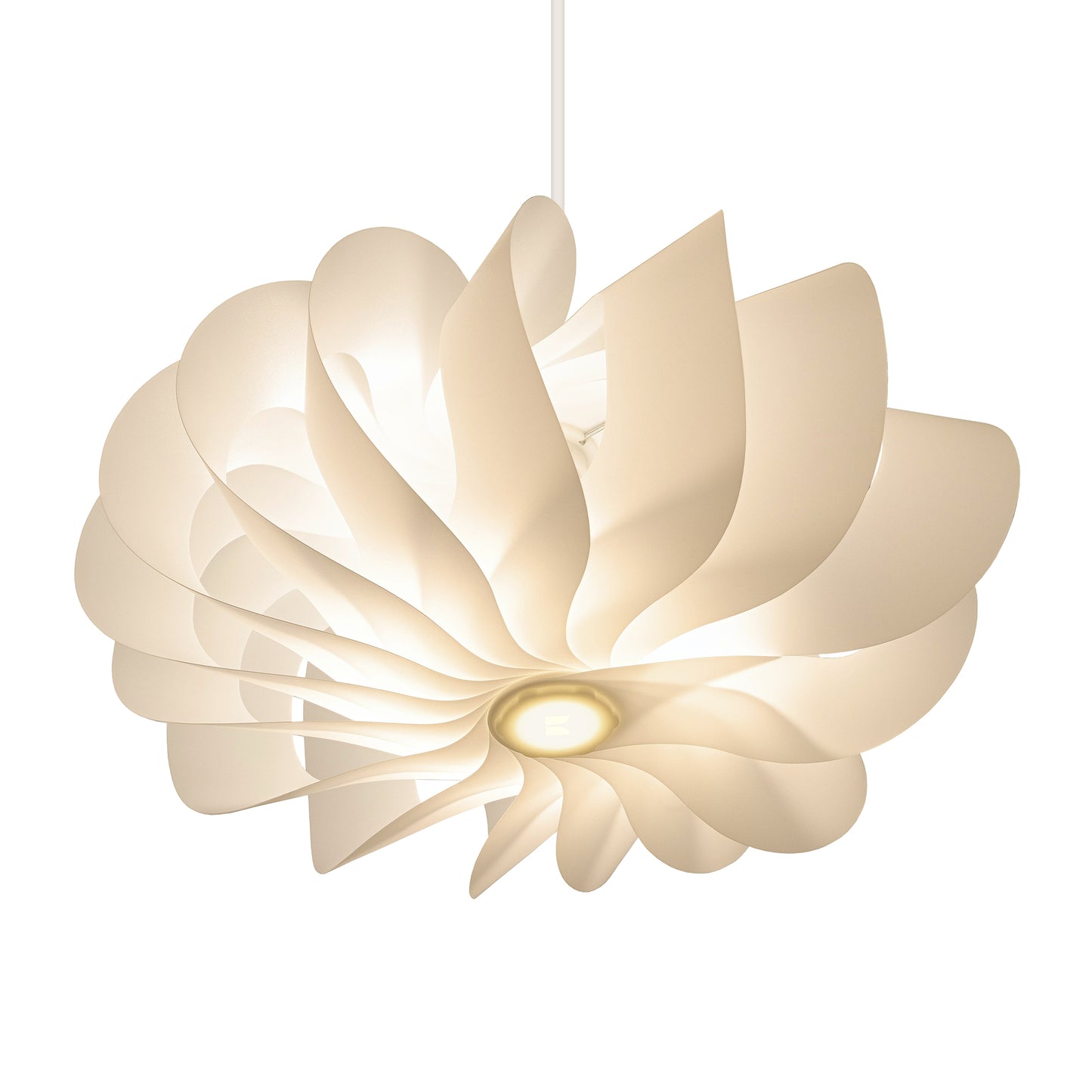 15ft Curved Smart App Multi-Color Hanging Pendant Light