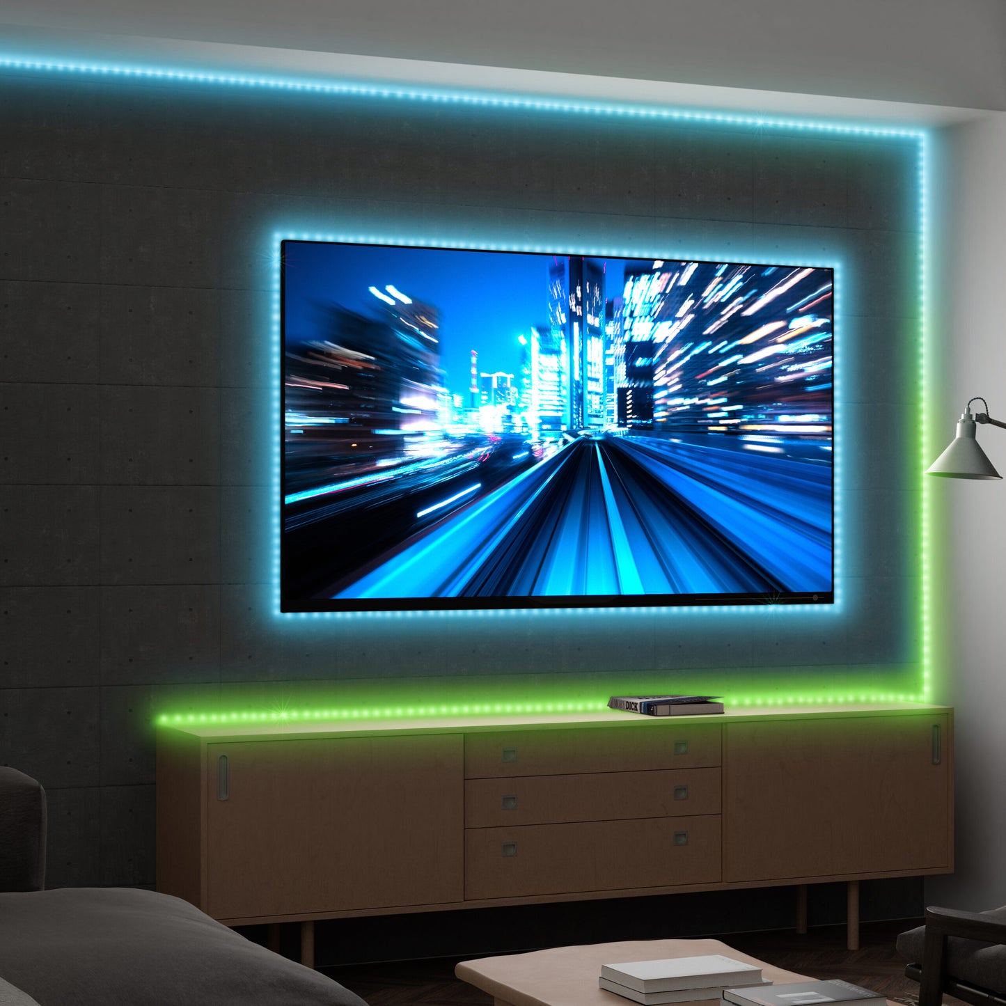 Smart Sound Reactive Multi-color Multi-white Indoor LED Light Strip
