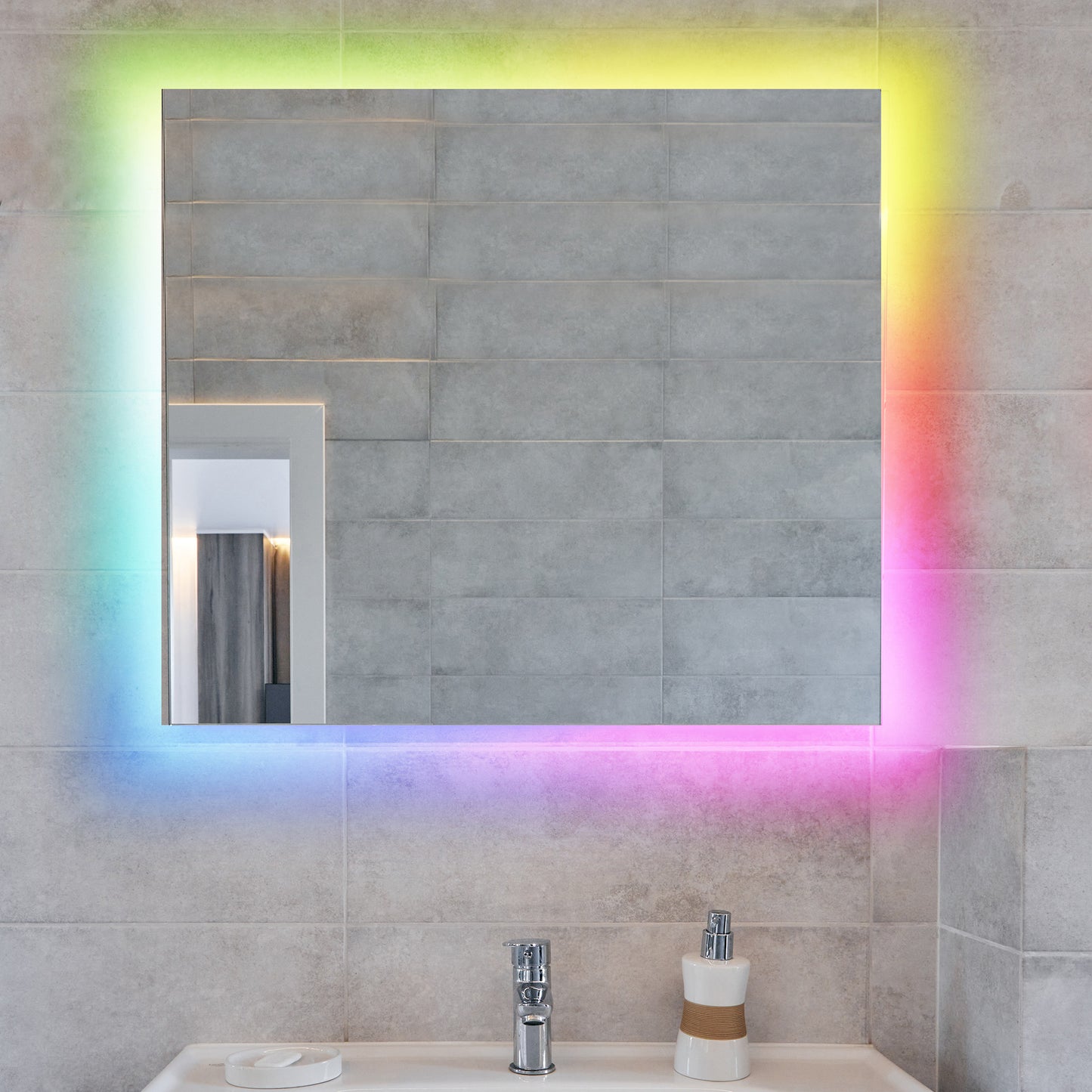 Sound Reactive Color Flow Indoor LED Light Strip, Remote Controlled