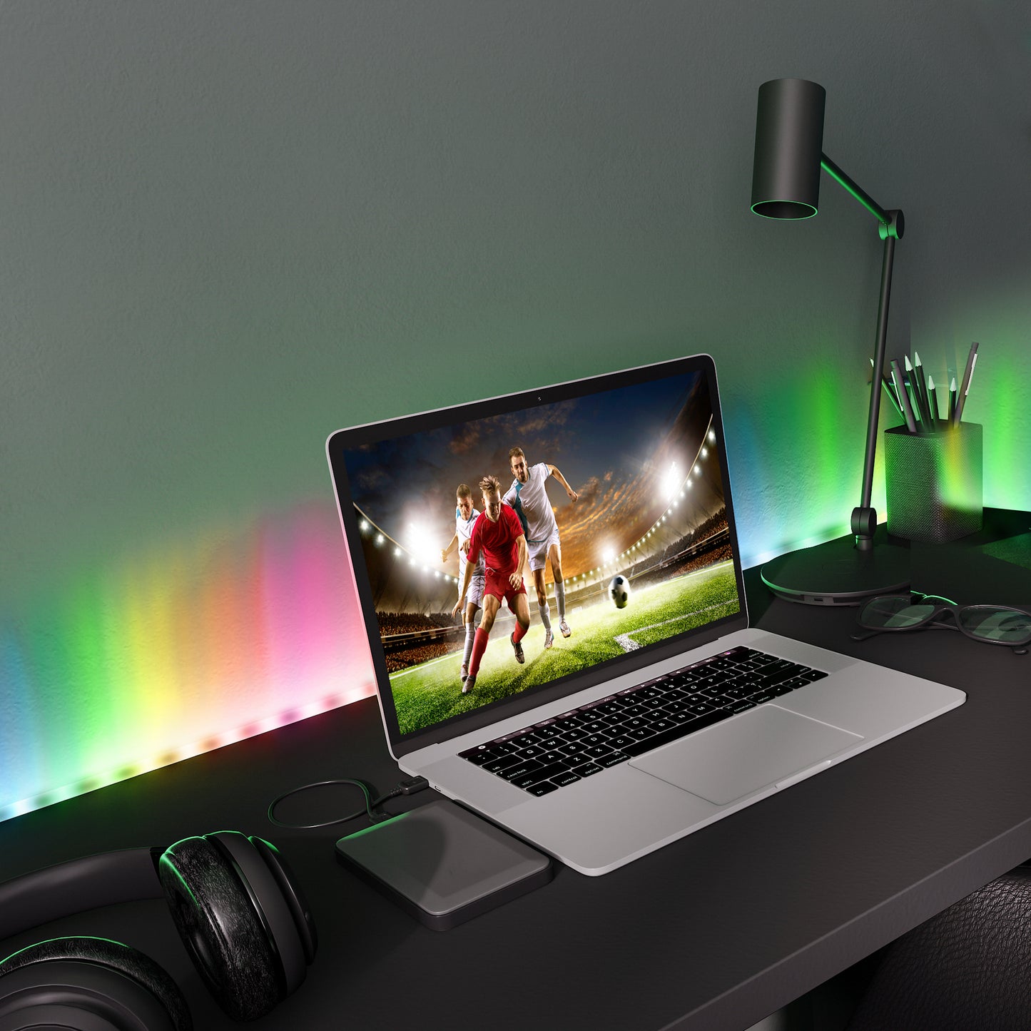 Smart Sound Reactive Color Flow Indoor LED Light Strip, Razer Chroma