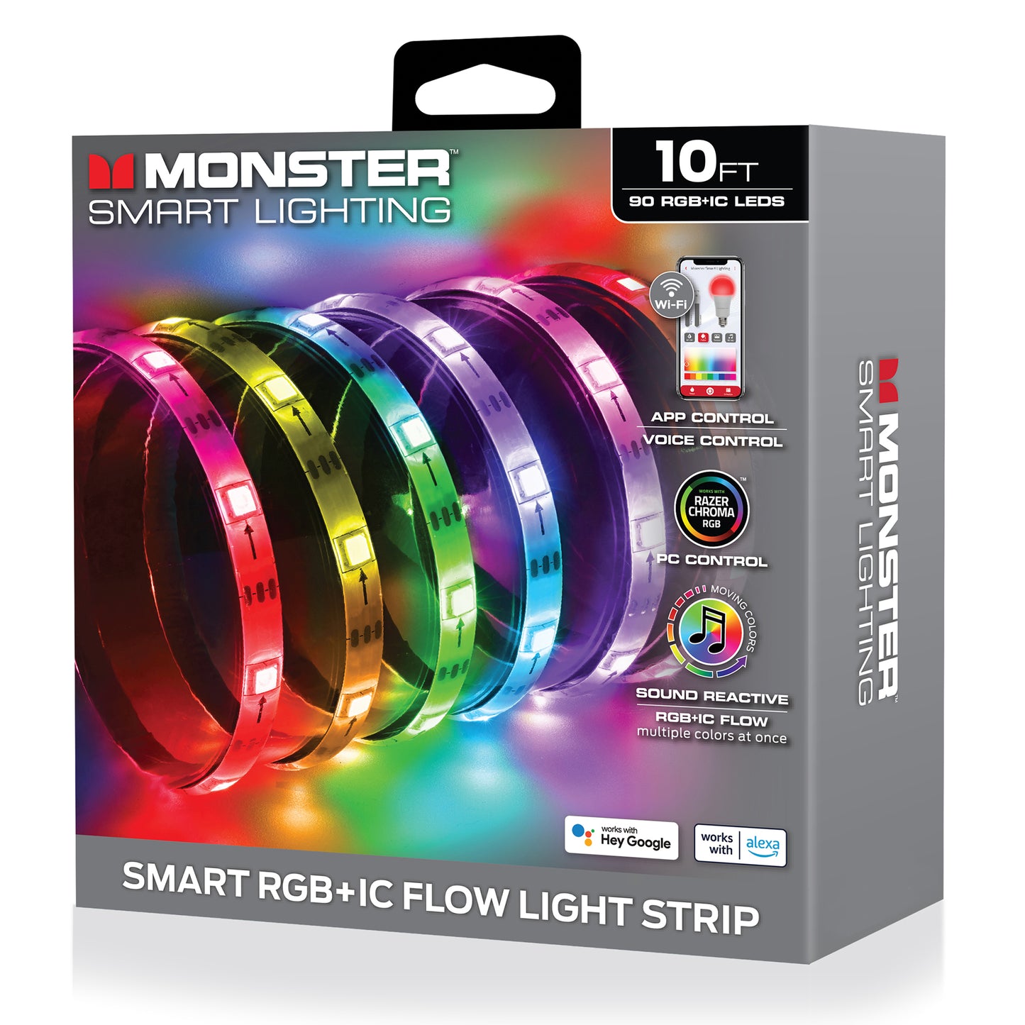 Smart Sound Reactive Color Flow Indoor LED Light Strip, Razer Chroma