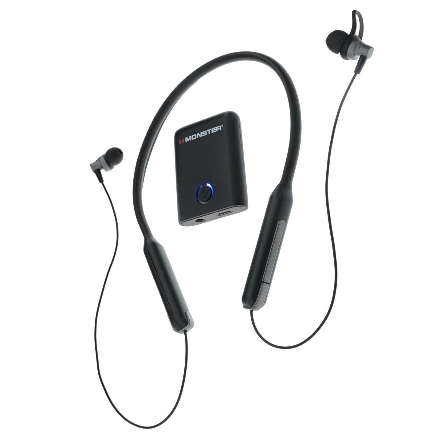 Wireless Earbuds Headset with Neckband, Stream TV/Gaming Audio