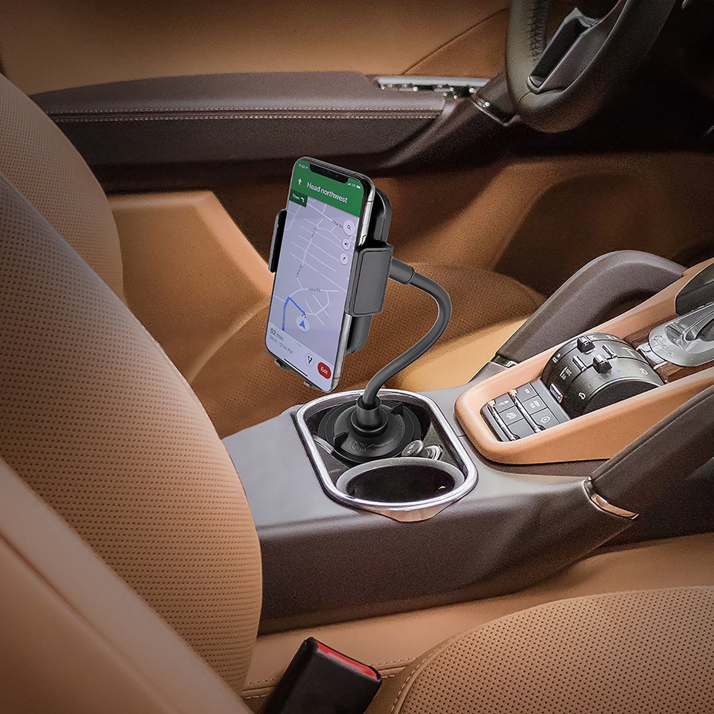 Wireless 10W Charging Cup Holder Phone Mount