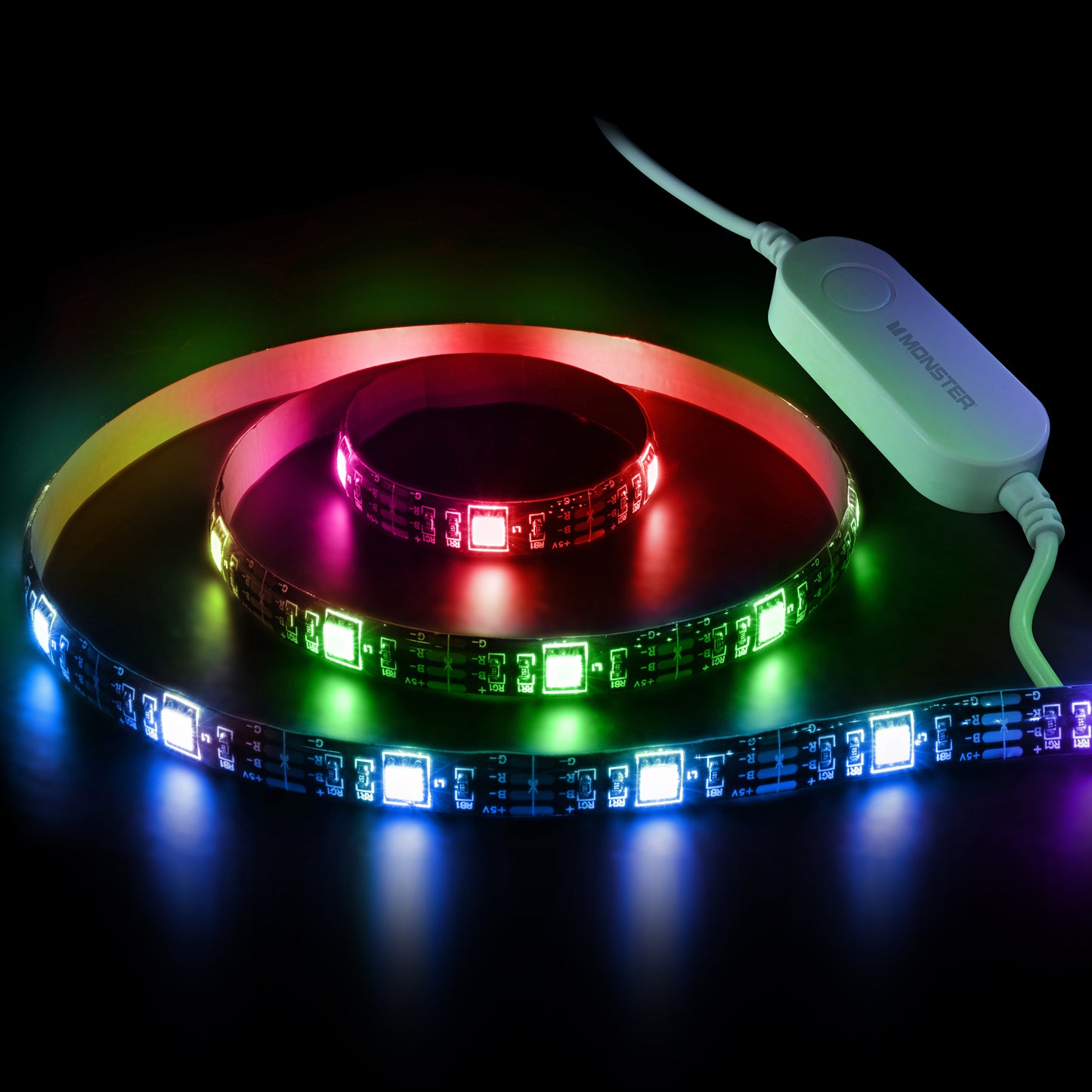 6.5ft Smart App Wifi Multi-Color LED Light Strip, Voice Activated