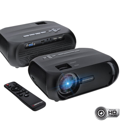 Image Pro 720P HD TFT LCD Projector with 100 Inch Portable Screen