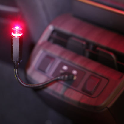 8" Red Starry Night LED Laser Light: USB-Powered Laser Accent