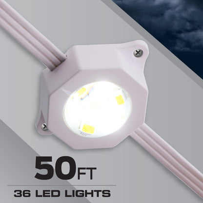 Smart Permanent Outdoor Lights, LED Eaves Lights, Weather & Water Resistant