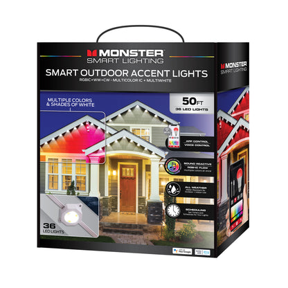 Smart Permanent Outdoor Lights, LED Eaves Lights, Weather & Water Resistant
