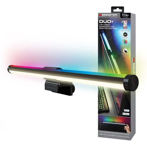 Duo Monitor Light Bar: Reduce Glare, Enhance Comfort, Boost Style, Level Up Your Gaming Atmosphere