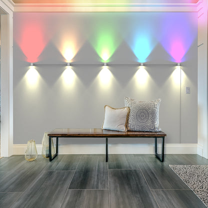 Multi-Position Indoor 12ft 2-Sided Sconce Lights, Wi-Fi & Voice Controlled, Razer Chroma