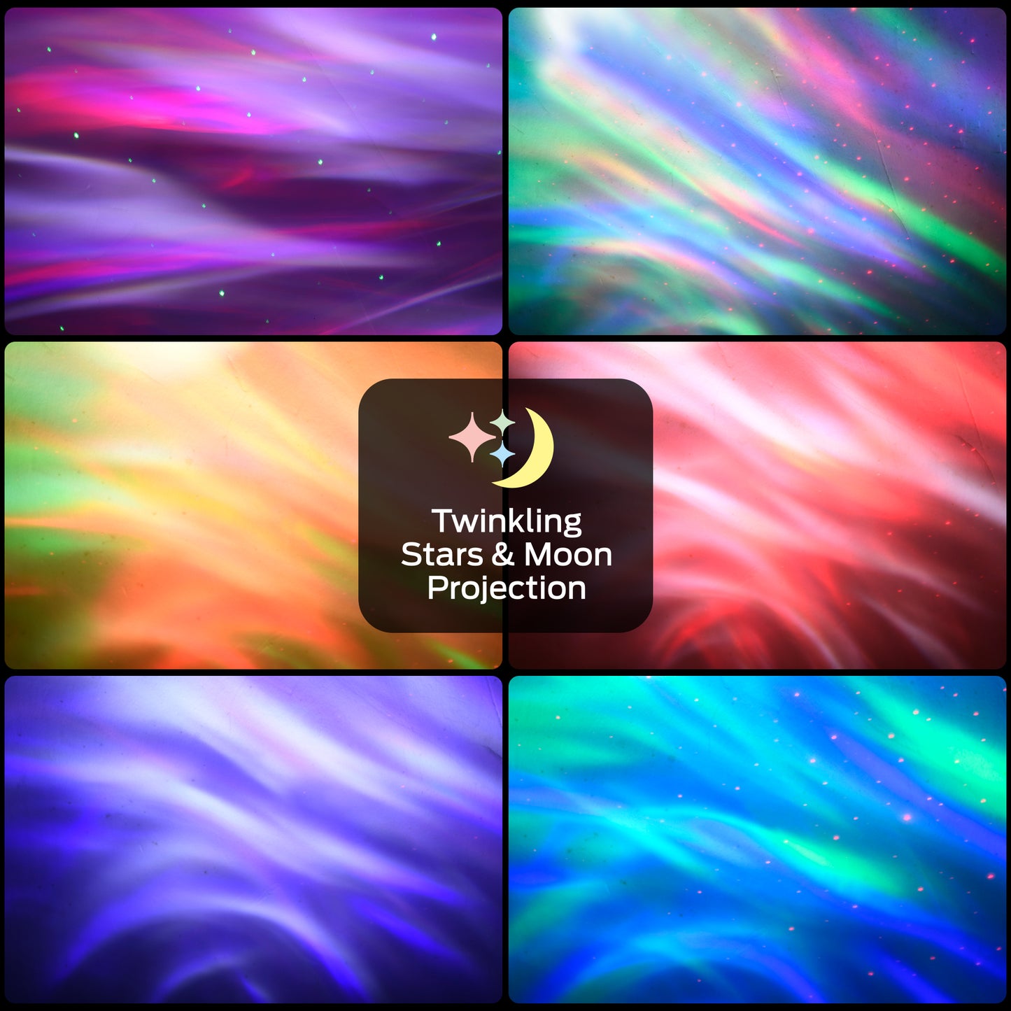 Monster Black Galaxy Light Projector & Bluetooth Sound Machine (10 Sounds)