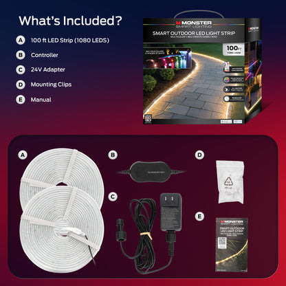 100Ft Outdoor Light Strip