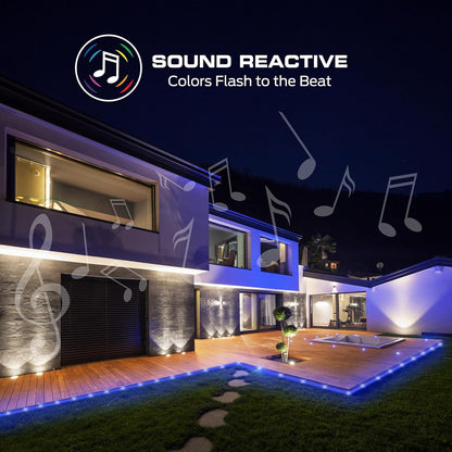 Smart Outdoor Multicolor and Multi-White LED Light Strip