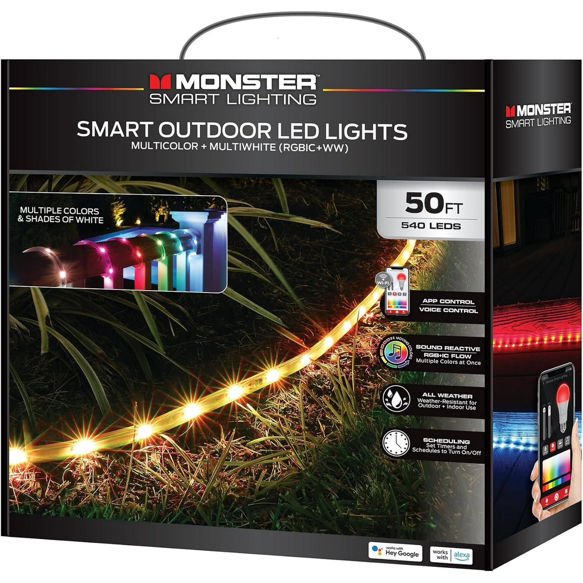Smart Outdoor Multicolor and Multi-White LED Light Strip