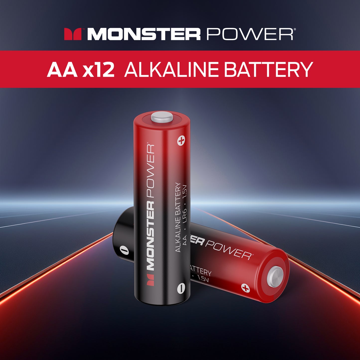 AA Batteries 12 PACK MONSTER