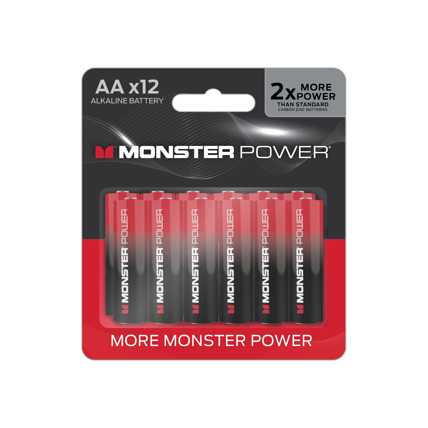 AA Batteries 12 PACK MONSTER