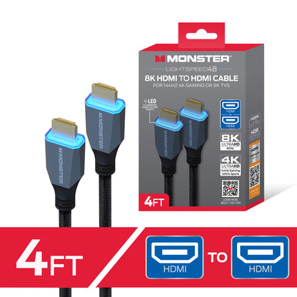 Monster 8K HDMI Cable 4ft