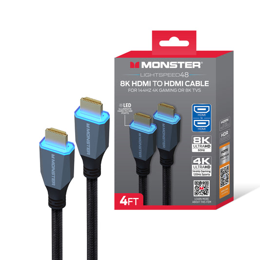 Monster 8K HDMI Cable 4ft