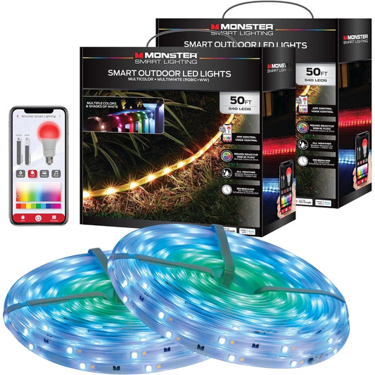 Smart Outdoor Multicolor and Multi-White LED Light Strip