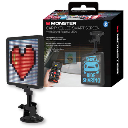 Monster LED Smart Car Pixel Smart Screen with Sound Reactive Mobile App