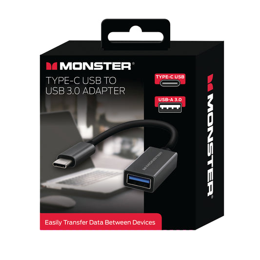 6" Flexible Type-C USB To USB-A 3.0 Adapter