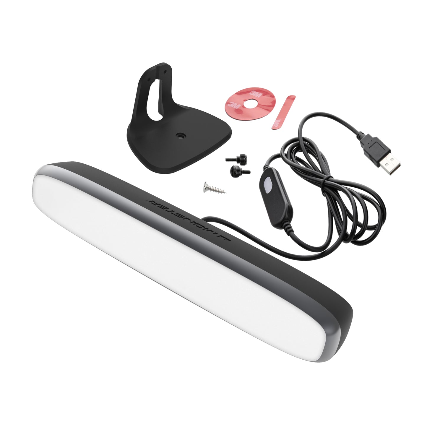 Bluetooth Multi-Color Multi-White LED Light Bar with Multi-Position Base, Mobile App and IR Remote Control