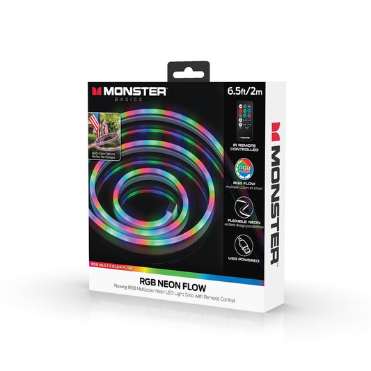 6.5ft Color-Flow Neon Indoor Multi-Color LED Light Strip
