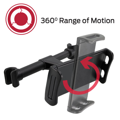 2 pack Universal Backseat Headrest Tablet Mount - Keep Passengers Entertained on the Go!